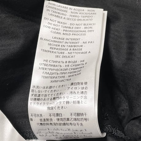 MADE IN HUNGARY製 STELLA McCARTNEY コットンスラックス ブラック 48サイズ