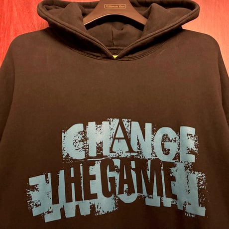 レア SWAGGER 2006年モデル 「CHANGE THE GAME」 プリント入り プルオーバーパーカー ブラック XXLサイズ