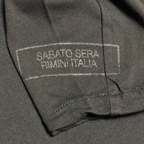 ★新品★ MADE IN ITALY製 MAGLIA 2025年SSモデル L-2814B ロゴプリントクルーネック長袖Tシャツ ブラック S～XLサイズ