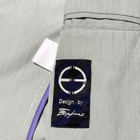 MADE IN ITALY製 BARNEYS NEWYORK コットンジャケット グリーン 50サイズ 本切羽仕様