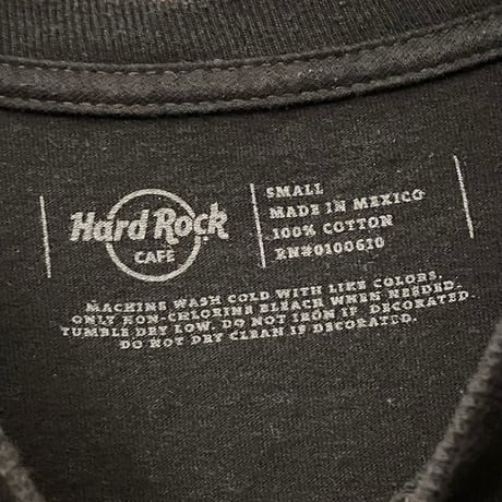 MADE IN MEXICO製 Hard Rock CAFE LOS ANGELES プリントTシャツ ブラック Sサイズ