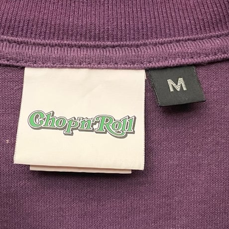 MADE IN JAPAN製 Chop'n'Roll 半袖リスプリントTシャツ パープル Mサイズ
