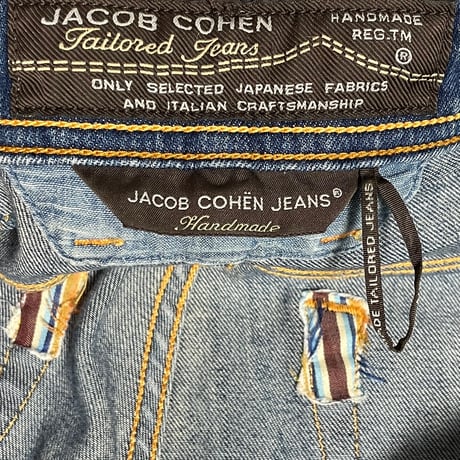 MADE IN ITALY製 JACOB COHEN J688 COMFORT ストレッチデニムパンツ ライトインディゴ W31サイズ