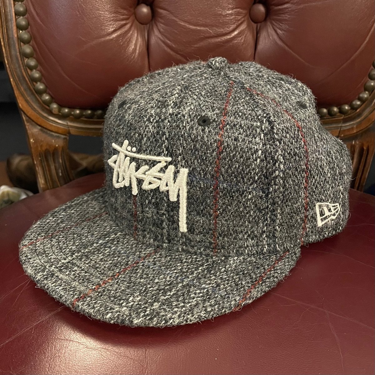 レア品 NEW ERA × Stussy × Harris Tweed 59FIFTY チェッ