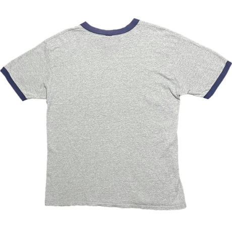 MADE IN USA製 WARNER BROS. STUDIO STORE ロゴプリントメッシュTシャツ グレー Mサイズ