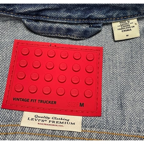 LEVI'S PREMIUM × LEGO コラボレーションデニムジャケット ライトインディゴ Mサイズ