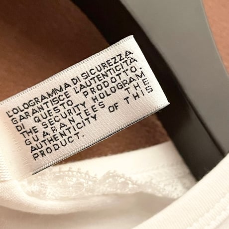 MADE IN ITALY製 John Galliano UNDERWEAR クルーネックTシャツ ホワイト Sサイズ