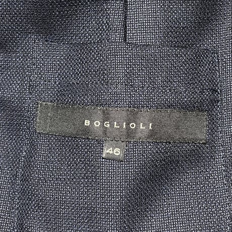 MADE IN ITALY製 BOGLIOLI DOVER テーラードジャケット ネイビー 46サイズ