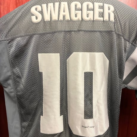 激レア MADE IN JAPAN製 SWAGGER 初期モデル フットボールジャージ グレー Lサイズ