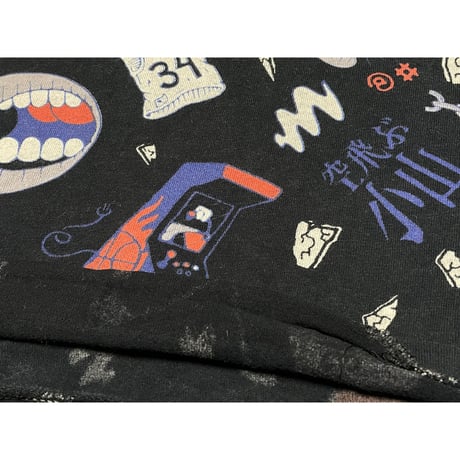 ▲訳あり商品▲ THE NIKE TEE 総柄Tシャツ ブラック Mサイズ