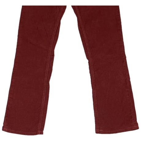 MADE IN ITALY製 nudie Jeans オーガニックコットンコーデュロイパンツ バーガンディ W30-L32サイズ