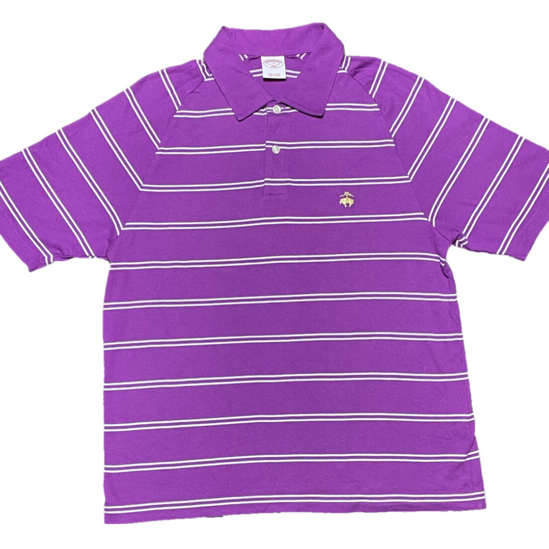 【美品】Gran Sasso パープル ポロシャツ 半袖 美品】Gran Sasso パープル ポロシャツ 半袖