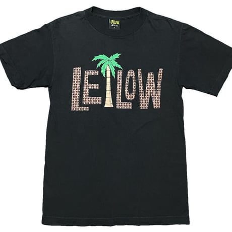 MADE IN USA製 LEILOW 半袖ロゴTシャツ ブラック Sサイズ