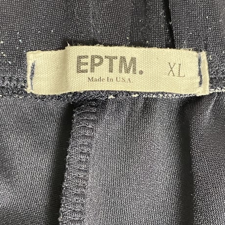 MADE IN USA製 EPTM ファイヤーパターンジャージパンツ ネイビー XLサイズ