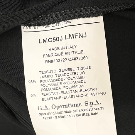 MADE IN ITALY製 ARMANI COLLEZIONI 襟付きワンピース ブラック 42サイズ