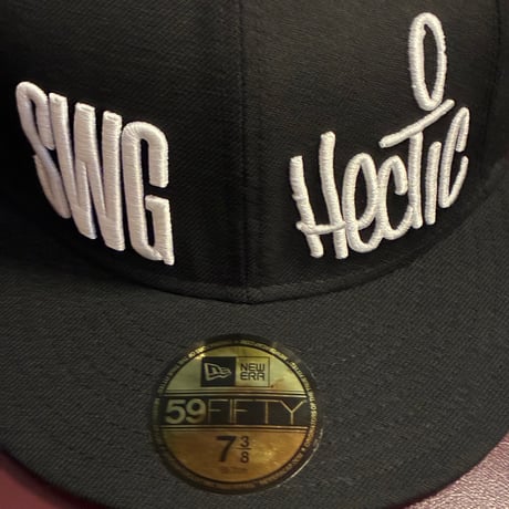激レア 50個限定 非売品 NEW ERA 人気ストリートブランド 6ブランド コラボレーションモデル 59FIFTY ベースボールキャップ ブラック 7-3/8 58.7cm