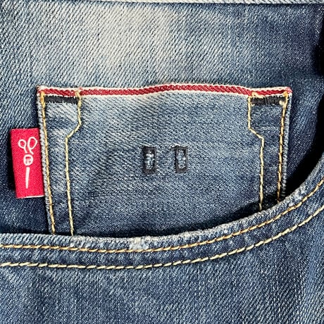 MADE IN ITALY製 Tramarossa MICHELANGELO 赤耳セルビッチデニムパンツ インディゴ W30サイズ