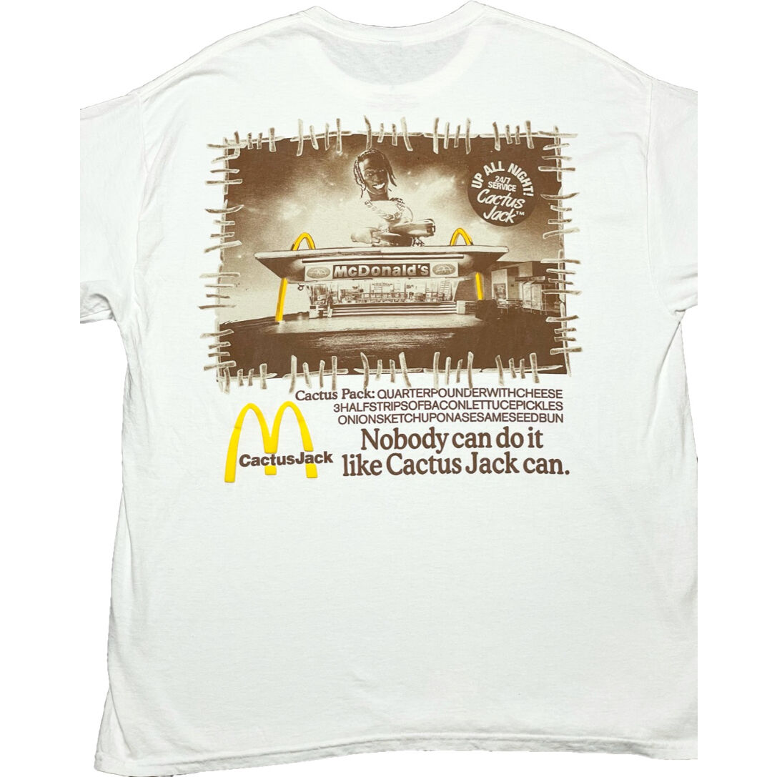 Travis Scott × McDonald's ラガーシャツ 激レア CactusJack TRAVIS SCOTT × McDonald's コラボレーシ
