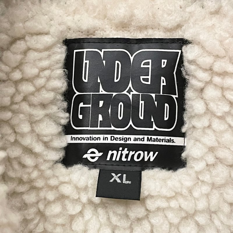 NITROW コーデュロイボアジャケット ブラウン XLサイズ NITROW コーデュロイボアジャケット ブラウン XLサイズ