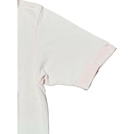 MADE IN USA製 80's OLD LACOSTE 半袖鹿の子ポロシャツ ピンク Mサイズ