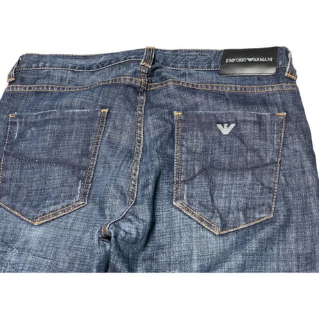 MADE IN USA製 EMPORIO ARMANI HANDMADEデニムパンツ インディゴ W34サイズ