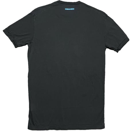 MADE IN ITALY製 DSQUARED2 イーグル柄半袖Tシャツ ブラック Sサイズ