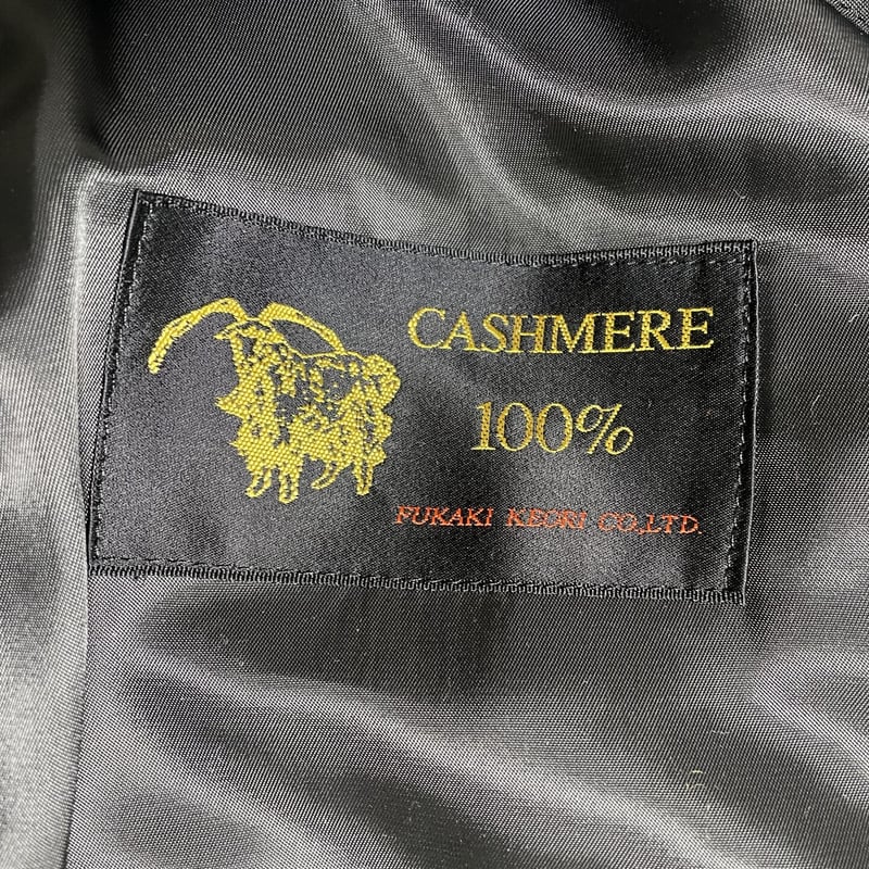 MADE IN JAPAN製 FUKAKI KEORI CASHMERE100%生地使用 カシ...