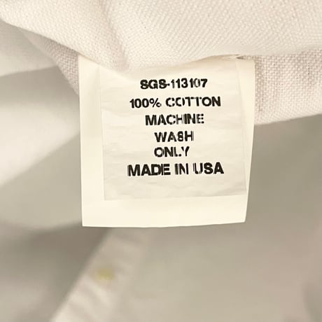 MADE IN USA製 GENERAL SUPPLY 半袖ボタンダウンオックスフォードシャツ ホワイト Mサイズ
