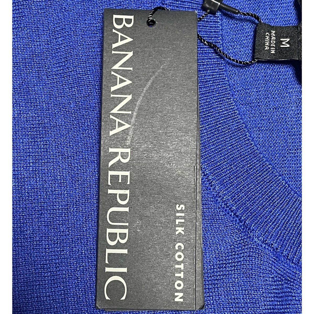 ☆タグ付き新古品☆ BANANA REPUBLIC シルクコットンクルー