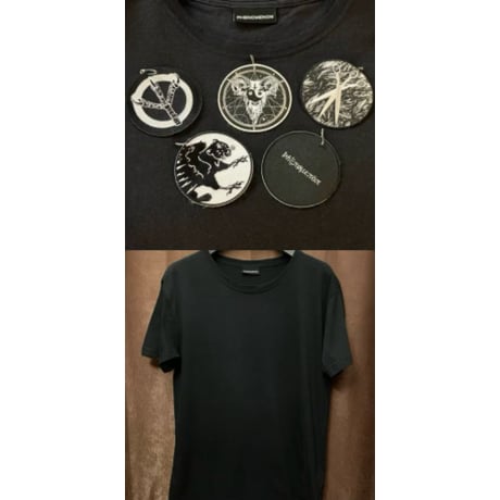 激レア MADE IN JAPAN製 PHENOMENON 2011年AWモデル オリジナルワッペン付き 半袖Tシャツ ブラック L/40サイズ