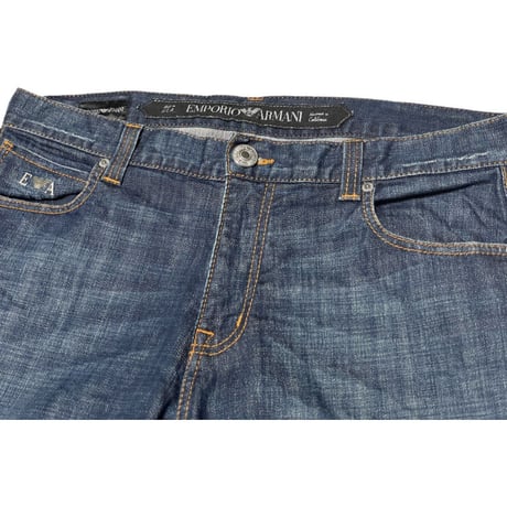 MADE IN USA製 EMPORIO ARMANI HANDMADEデニムパンツ インディゴ W34サイズ