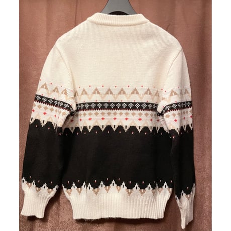 K.P. KNITWEAR アクリルセーター アイボリー Lサイズ