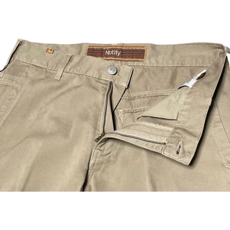☆タグ付き新古品☆ MADE IN ITALY製 Notify Ginkoモデル コットンスラックス ベージュ W30サイズ