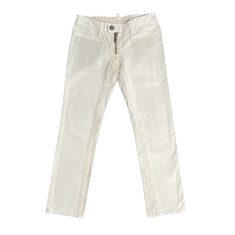 MADE IN ITALY製 DSQUARED2 ダメージ加工チノパンツ ベージュ 44サイズ