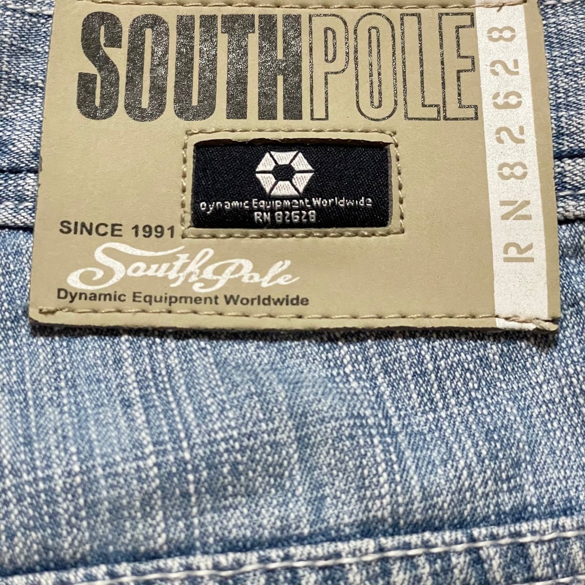 SOUTHPOLE デニムハーフパンツ ライトインディゴ W29サイズ SOUTHPOLE デニムハーフパンツ ライトインディゴ W29サイズ