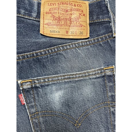 MADE IN USA製 LEVI'S 501xx デニムパンツ インディゴ W30×L36