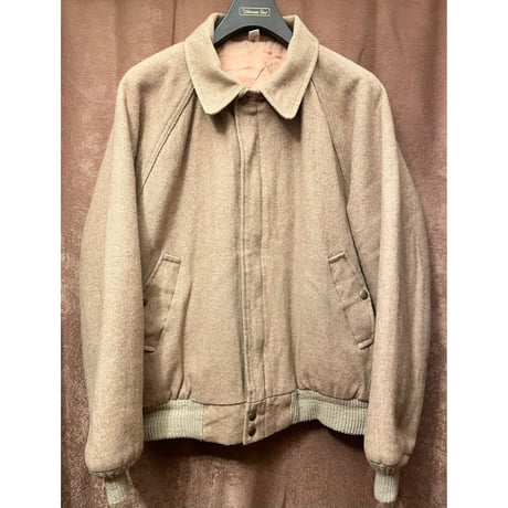MADE IN USA製 80s～90s CRAFTED WITH PRIDE IN USA フルジップウールジャケット ベージュ XLサイズ