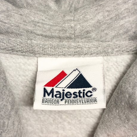 希少 Majestic × MLB BOSTON RED SOX 2013 WORLD SERIES CHAMPIONS 記念モデル プルオーバーパーカー グレー
