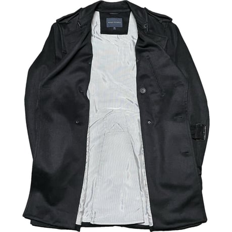 BANANA REPUBLIC ウールトレンチコート ブラック XLサイズ