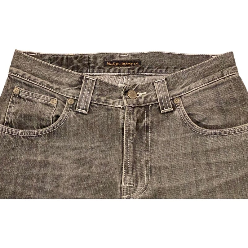 MADE IN ITALY製 nudie jeans ブラックデニムパンツ ブラック MADE IN ITALY製 nudie jeans ブラックデニムパンツ ブラック
