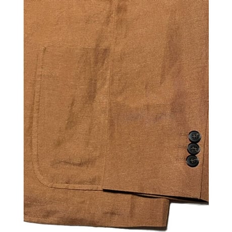 ☆タグ付き新古品☆ UNITED ARROWS リネンレーヨンテーラードジャケット ブラウン Lサイズ