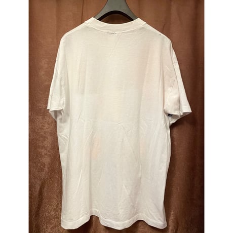 MADE IN USA製 INDIA INK paintworks ひまわりハンドメイドペイントTシャツ ホワイト ONEサイズ