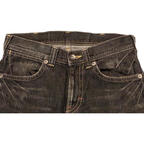 Wrangler ブラックデニムパンツ ブラック W29サイズ