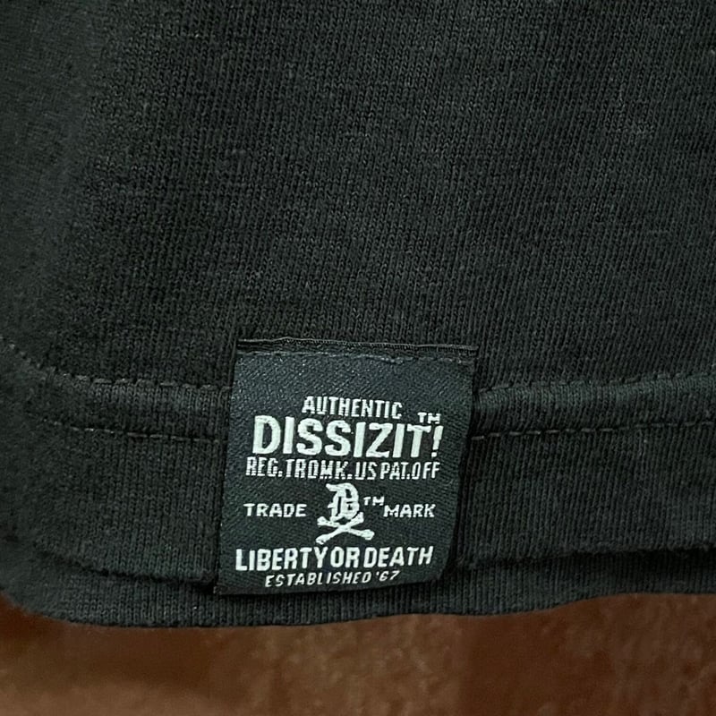 新品 DISSIZIT ディスイズイット プリント 西海岸 ストリート Tシャツ MADE IN USA製 DISSIZIT! プリントTシャツ ブラック Mサイズ | Ult