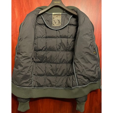 SCOTCH & SODA LUXURY GARMENTS BY SCOTCH キルティングダウンMA-1ジャケット ネイビー Sサイズ