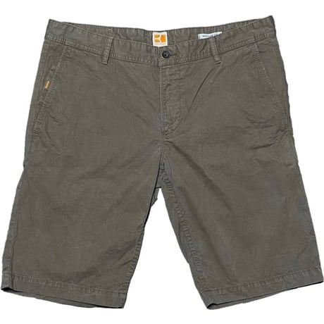 BOSS ORANGE REGULAR FIT コットンハーフパンツ ブラウン W34サイズ