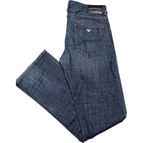 MADE IN USA製 EMPORIO ARMANI HANDMADEデニムパンツ インディゴ W34サイズ