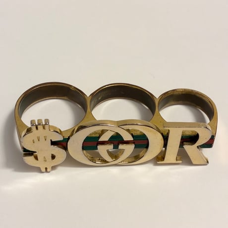 レア SWAGGER ＄GGR 三連リング ゴールド 19号、17号、8号