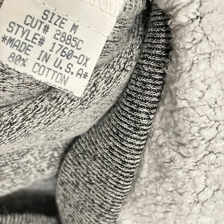 MADE IN USA製 US BOYS non stop wear 裏起毛裏使いスウェットトレーナー グレー Mサイズ