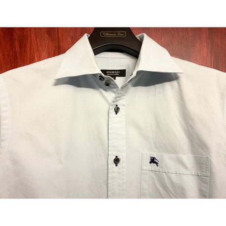 BURBERRY BLACK LABEL 長袖シャツ サックスブルー 38サイズ